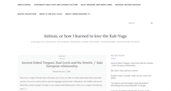 Desktop Screenshot of kali-yuga.org