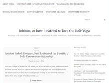 Tablet Screenshot of kali-yuga.org